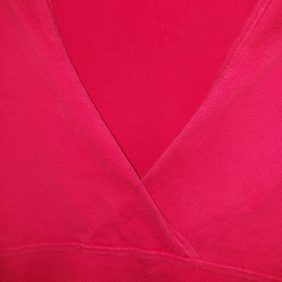 Mossimo Red V neck top - Picture 6 of 8
